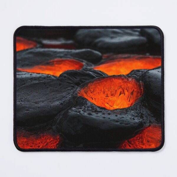 Item preview, Oval Magmatic Rocks In Lava River designed and sold by SassyArtistry.