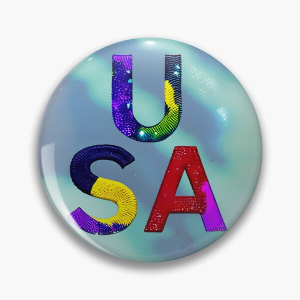 Artikelvorschau, Buchstabe USA, Monogramm 2. Typografie-Collage. ABC-Kunst. Geschenk entworfen und verkauft von Minibubb.