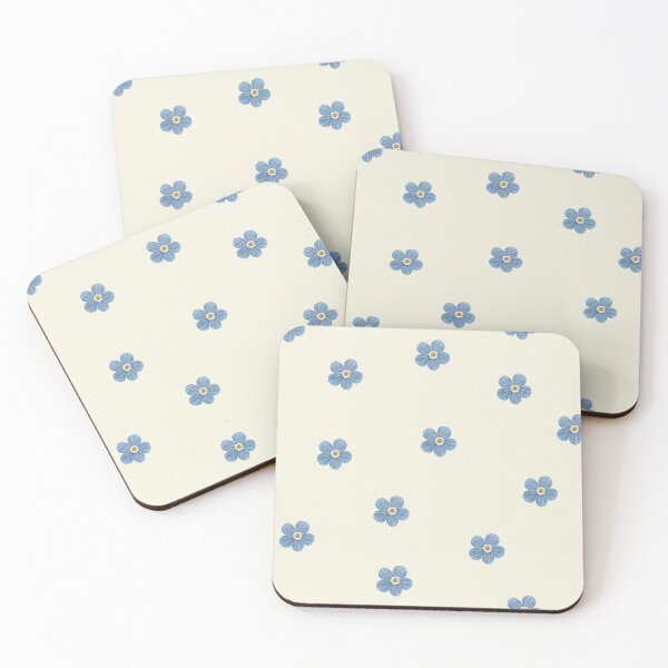 Item preview, Ditsy forgetmenots pattern designed and sold by pinkyfish1010.