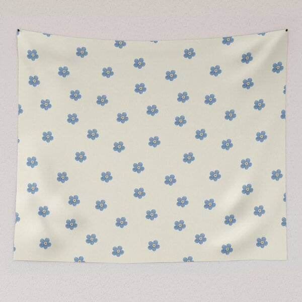 Item preview, Ditsy forgetmenots pattern designed and sold by pinkyfish1010.