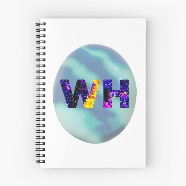 Item preview, letter WH, monogram 2. typography collage. ABC art. gift designed and sold by Minibubb.