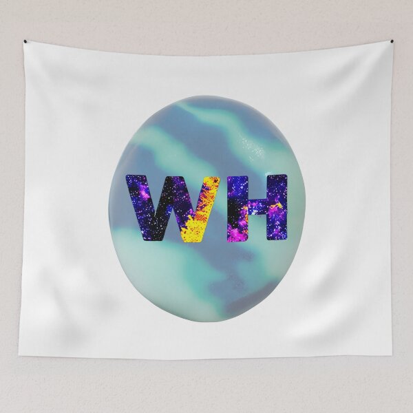 Item preview, letter WH, monogram 2. typography collage. ABC art. gift designed and sold by Minibubb.