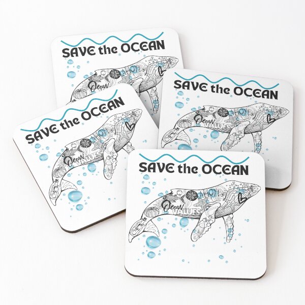 Item preview, Save the Ocean designed and sold by DashieDesigns.