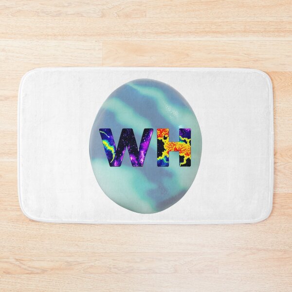 Item preview, letter WH, monogram 2. typography collage. ABC art. gift designed and sold by Minibubb.