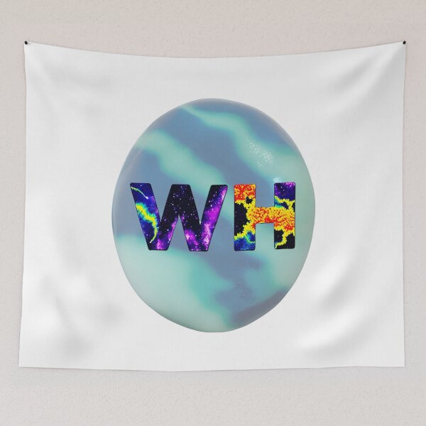 Item preview, letter WH, monogram 2. typography collage. ABC art. gift designed and sold by Minibubb.