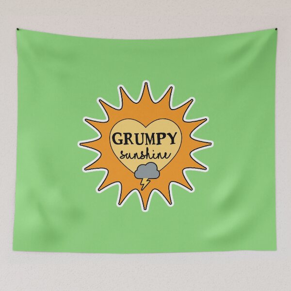 Item preview, Grumpy Sunshine Book Trope  designed and sold by baranskini.