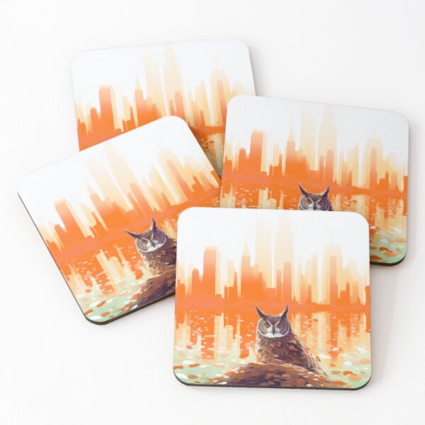 Item preview, Flaco as the sun sets designed and sold by FlacoTheOwl.