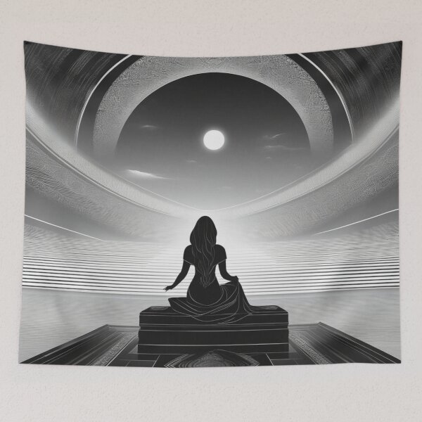 Item preview, Bodhisattva Meditating in the Room of Time and Space designed and sold by JangmiHorang.