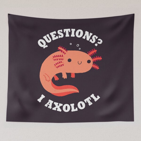 Item preview, Axolotl Questions designed and sold by DinoMike.