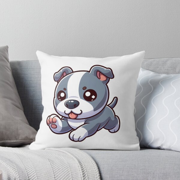 Item preview, Chibi American Staffordshire Terrier Running designed and sold by City0fDreams.
