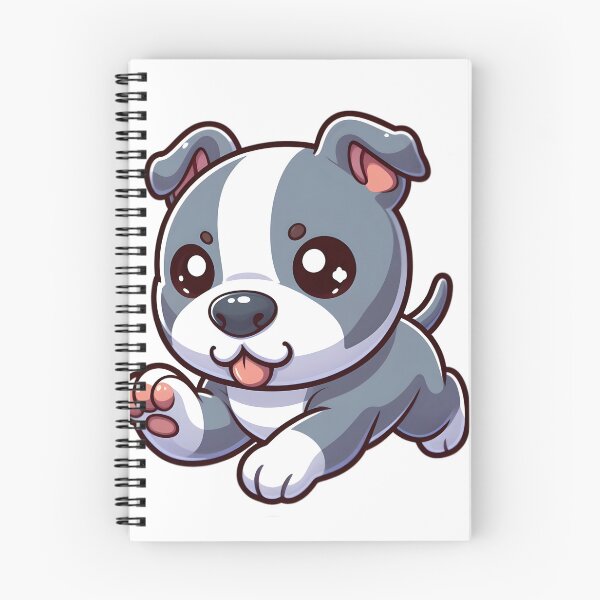 Item preview, Chibi American Staffordshire Terrier Running designed and sold by City0fDreams.