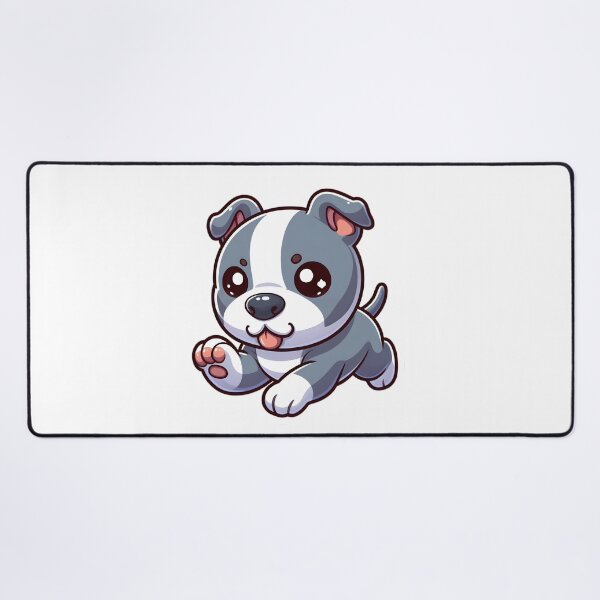 Item preview, Chibi American Staffordshire Terrier Running designed and sold by City0fDreams.