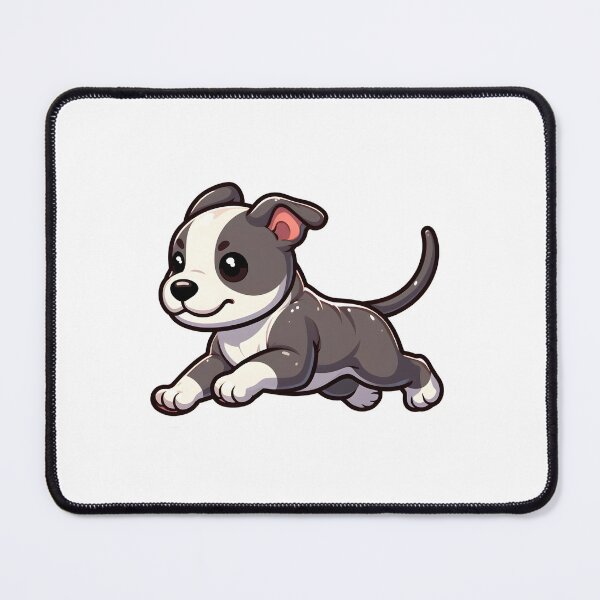 Item preview, Chibi American Staffordshire Terrier Running designed and sold by City0fDreams.