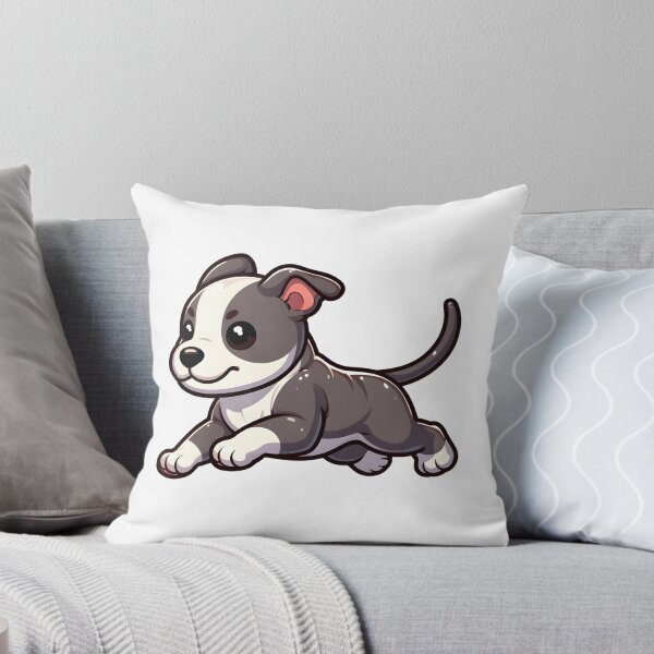 Item preview, Chibi American Staffordshire Terrier Running designed and sold by City0fDreams.