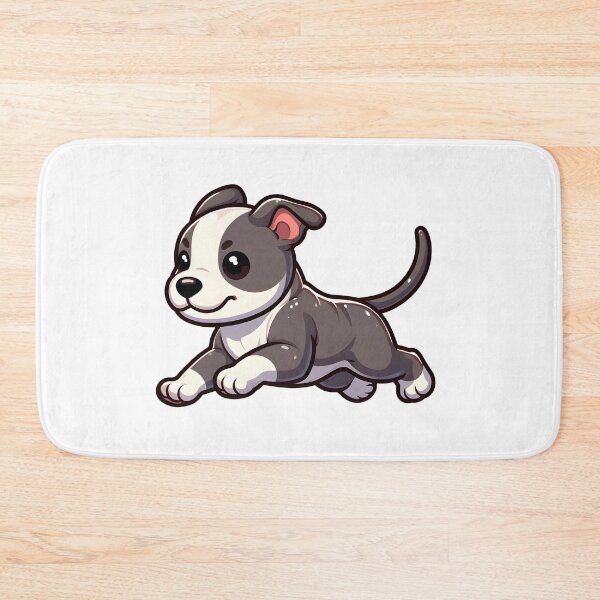 Item preview, Chibi American Staffordshire Terrier Running designed and sold by City0fDreams.