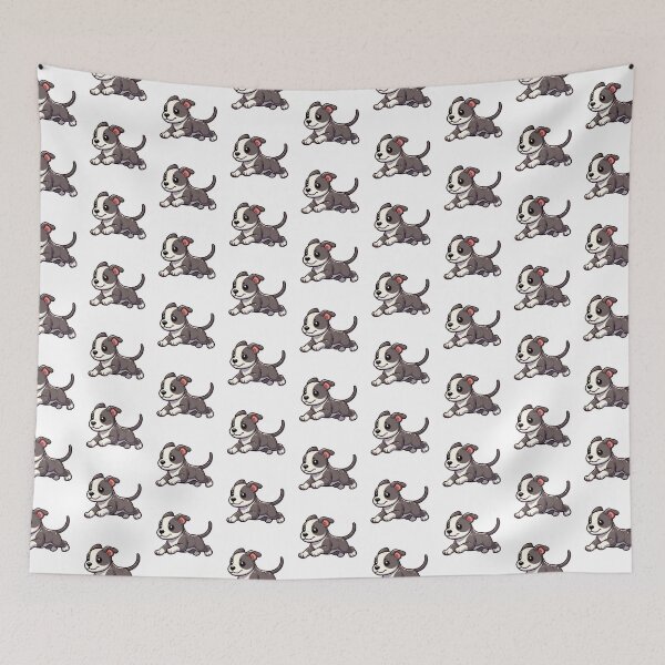 Item preview, Chibi American Staffordshire Terrier Running designed and sold by City0fDreams.