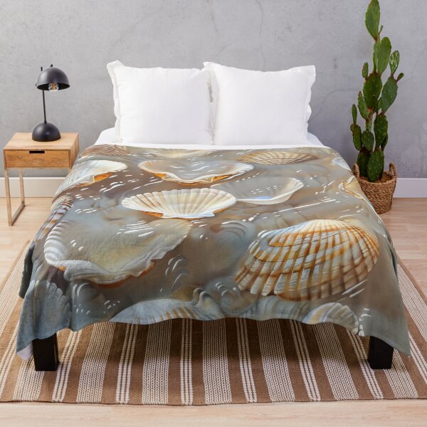 Item preview, Seashells In the Ocean Ripples.  designed and sold by MargaretWiktor.