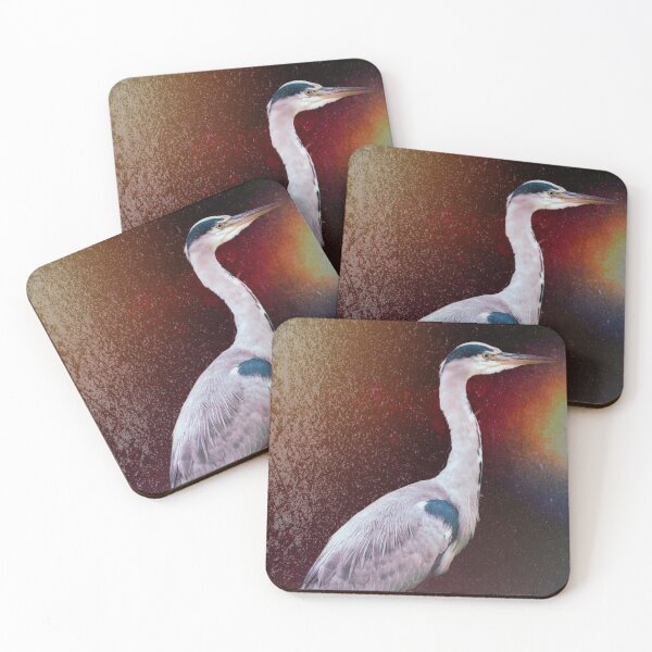 Item preview, Grey Heron Funky Portrait designed and sold by henrytangphotos.