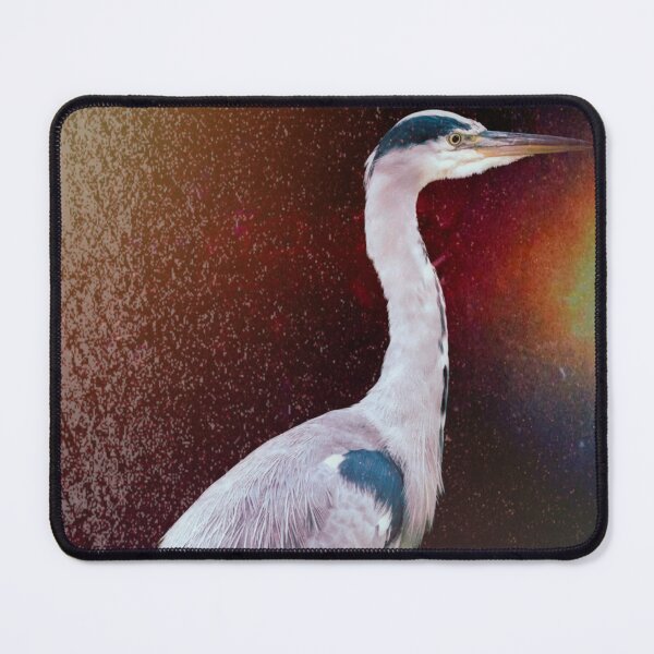 Item preview, Grey Heron Funky Portrait designed and sold by henrytangphotos.