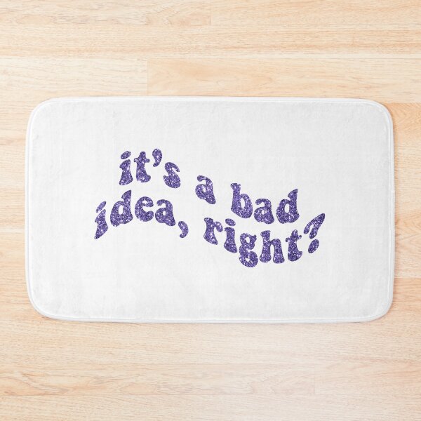 Item preview, bad idea right designed and sold by designsbysamantha.