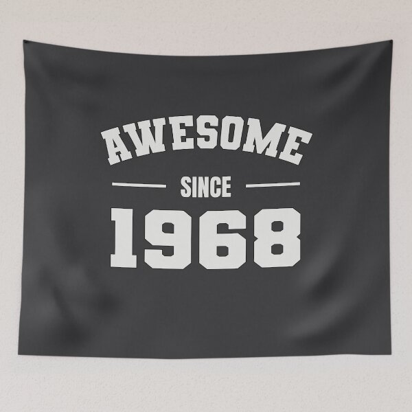 Item preview, AWESOME Since 1968 - Perfect Gift for Folks Born 1968 designed and sold by Amazing Arts Designs.