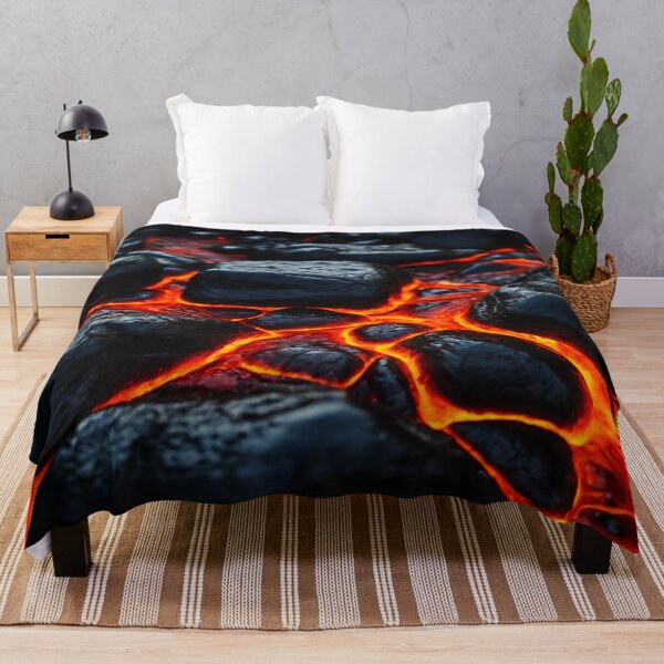 Item preview, Lava Rocks In Bright Hot Lava designed and sold by SassyArtistry.
