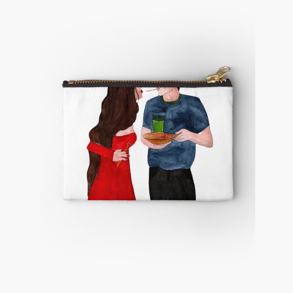 Item preview, Girl eating spaghetti. Italian couple enjoying their pasta. designed and sold by DesignbyMorena.