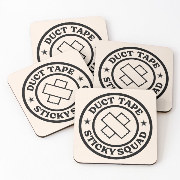Item preview, Duct Tape: Sticky Squad (Funny Logo Design)  designed and sold by kcaandwu.