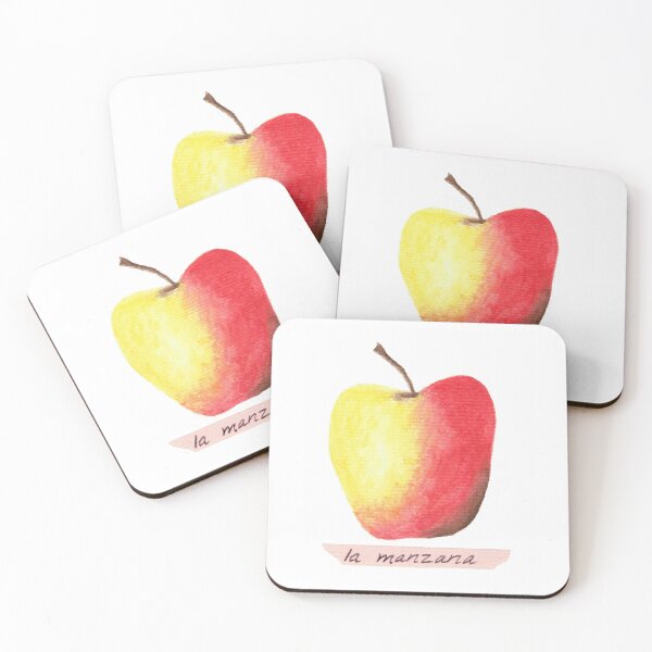 Item preview, Learn Spanish  - la manzana designed and sold by LunaMothDesigns.