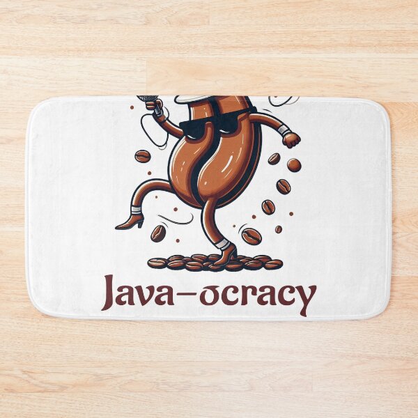 Item preview, Java-Ocracy in Motion - Dancing Coffee Bean designed and sold by PoliTeeIncorrec.
