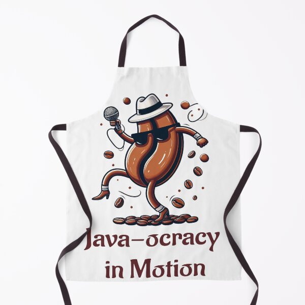 Item preview, Java-Ocracy in Motion - Dancing Coffee Bean designed and sold by PoliTeeIncorrec.
