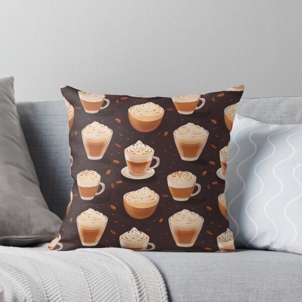 Item preview, Artistic Cappuccino Pattern: Espresso Elegance designed and sold by meowjourney.