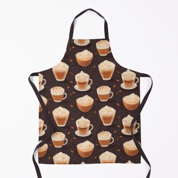 Item preview, Artistic Cappuccino Pattern: Espresso Elegance designed and sold by meowjourney.