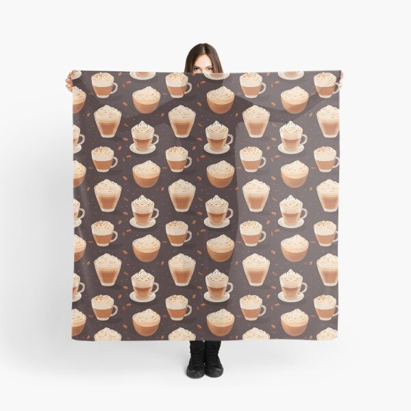 Item preview, Artistic Cappuccino Pattern: Espresso Elegance designed and sold by meowjourney.