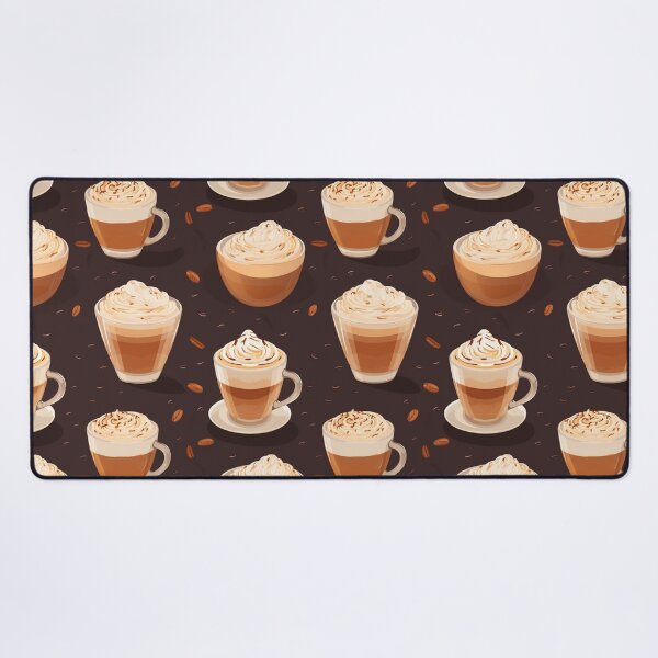 Item preview, Artistic Cappuccino Pattern: Espresso Elegance designed and sold by meowjourney.