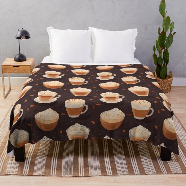 Item preview, Artistic Cappuccino Pattern: Espresso Elegance designed and sold by meowjourney.