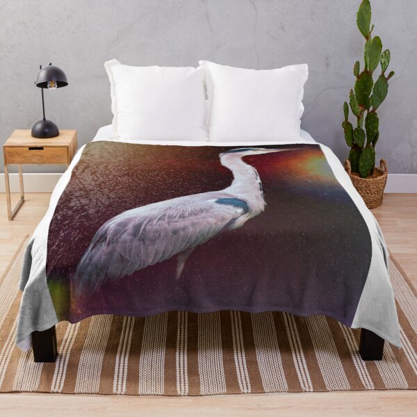Item preview, Grey Heron Funky Portrait designed and sold by henrytangphotos.