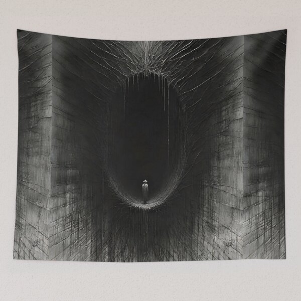 Item preview, Overthinker existentialist - Surreal dark design by Red Siri0  designed and sold by Red Siri0 Art.