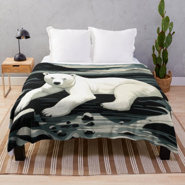 Item preview, poor polar bear on a piece of land designed and sold by JangmiHorang.