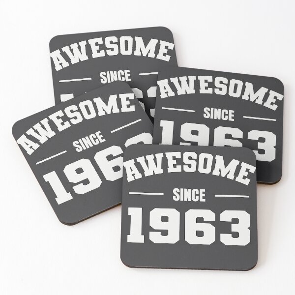 Item preview, AWESOME Since 1963 - Perfect Gift for Folks Born 1963 designed and sold by Amazing Arts Designs.