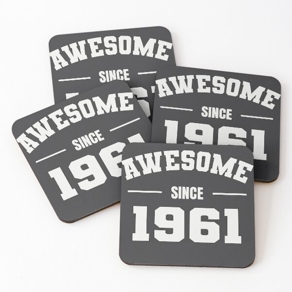 Item preview, AWESOME Since 1961 - Perfect Gift for Folks Born 1961 designed and sold by Amazing Arts Designs.