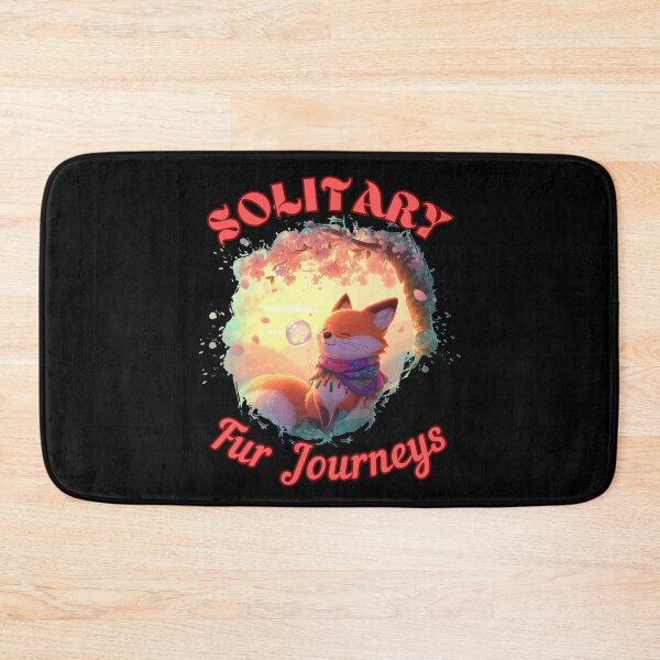 Item preview, Solitary Fur Journeys. fox head designed and sold by FoxVibes.