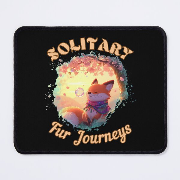 Item preview, Solitary Fur Journeys. realistic fox designed and sold by FoxVibes.
