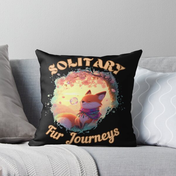Item preview, Solitary Fur Journeys. realistic fox designed and sold by FoxVibes.