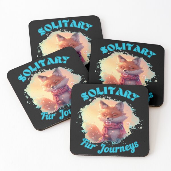 Item preview, Solitary Fur Journeys. vintage fox designed and sold by FoxVibes.