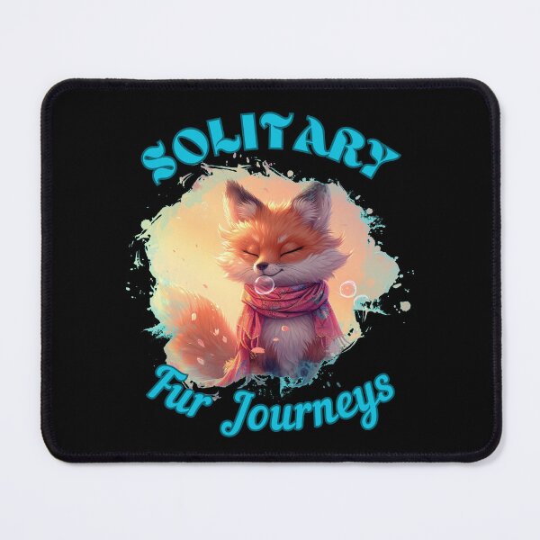 Item preview, Solitary Fur Journeys. vintage fox designed and sold by FoxVibes.