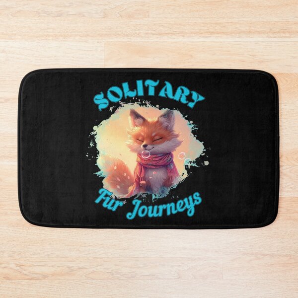 Item preview, Solitary Fur Journeys. vintage fox designed and sold by FoxVibes.