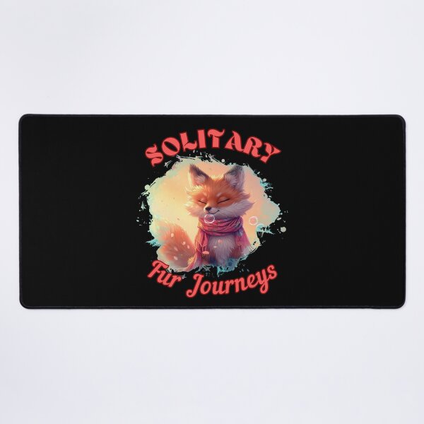 Item preview, Solitary Fur Journeys. retro fox designed and sold by FoxVibes.