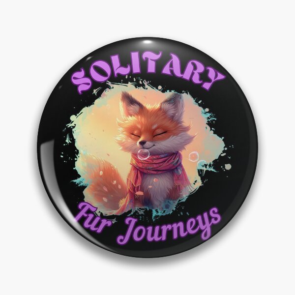Item preview, Solitary Fur Journeys. fox foxes designed and sold by FoxVibes.