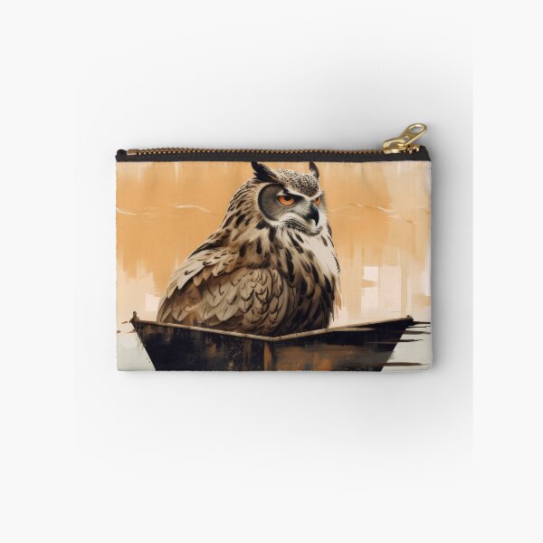 Item preview, Flaco in a boat designed and sold by FlacoTheOwl.